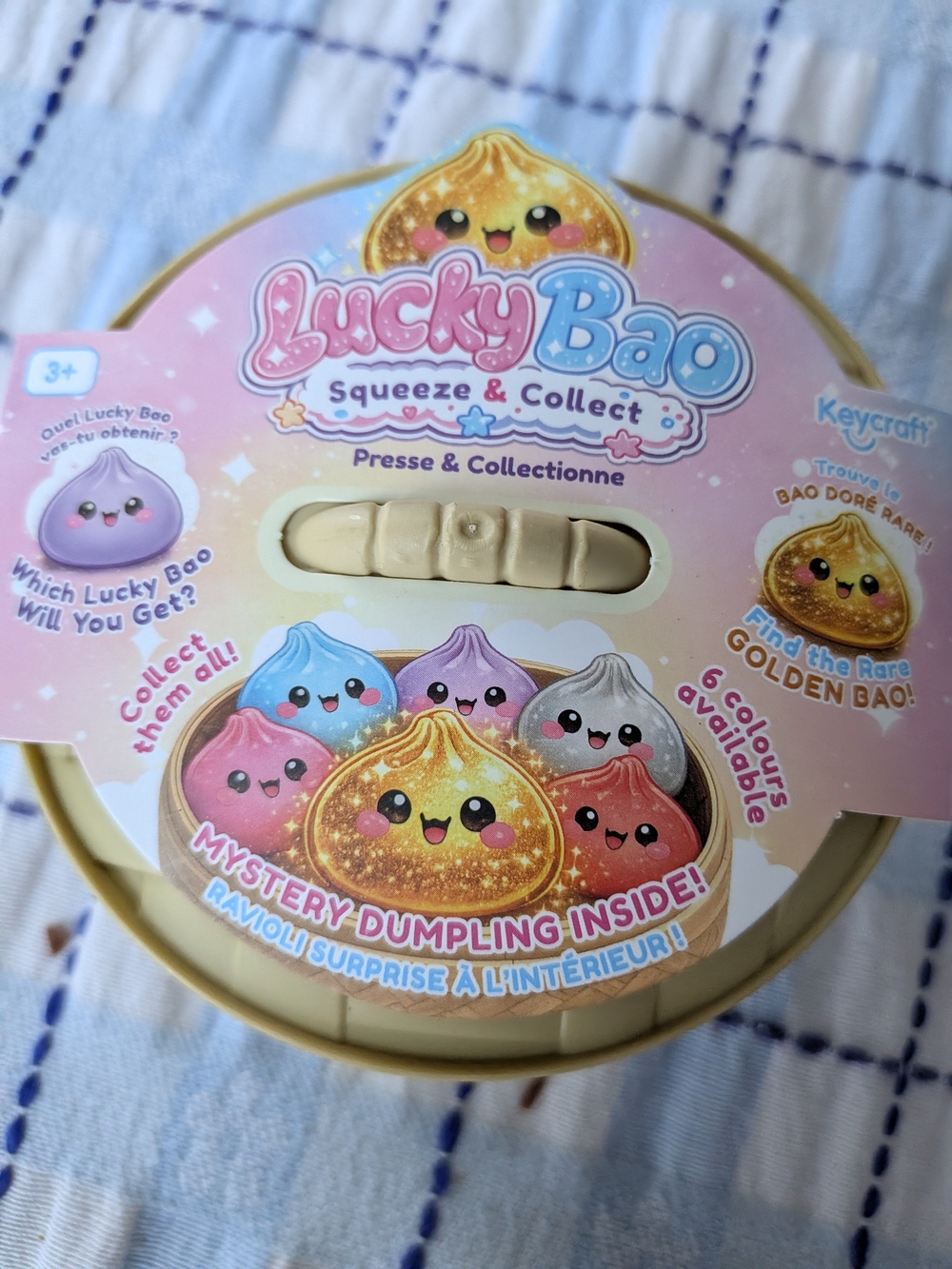 Lucky Bao Squeeze & Collect Mystery Dumpling - Pink & Gold
